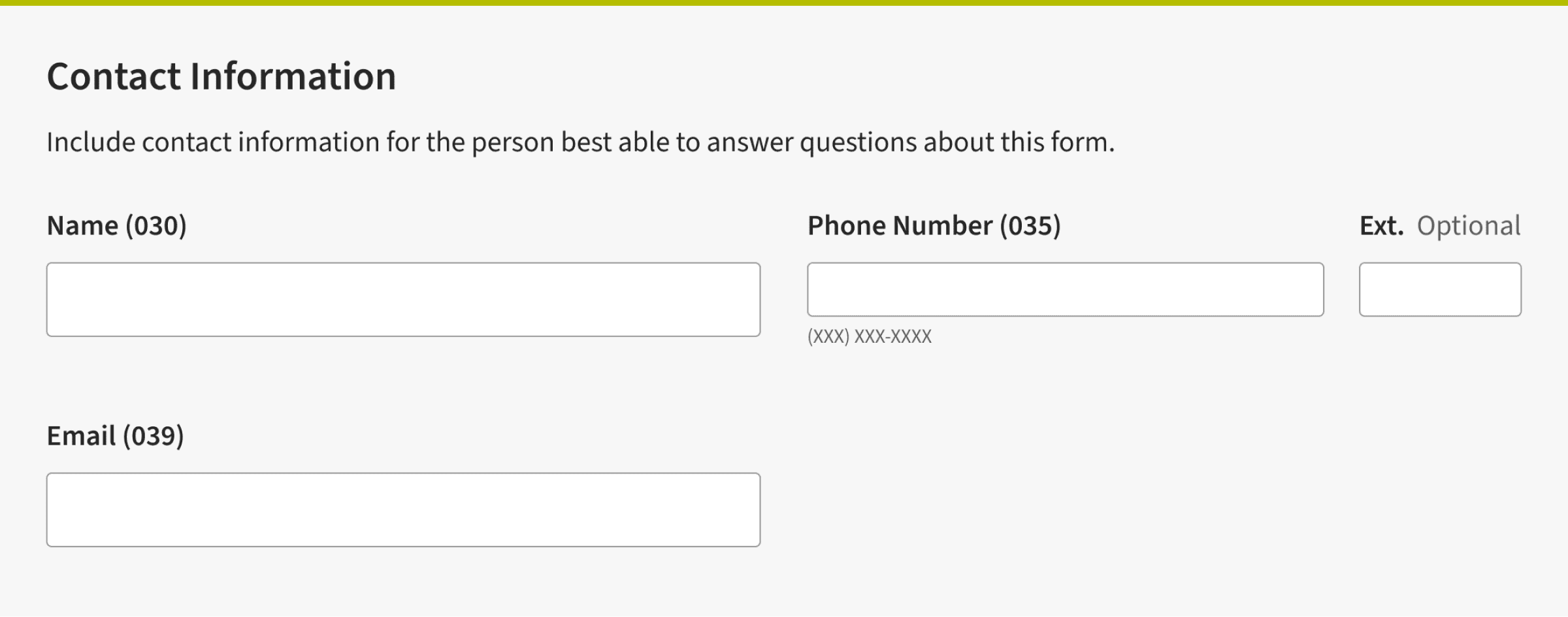 Form Component Don't Example